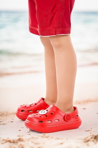 Kiko Kids Eva Plaj Havuz Okul Kreş Erkek Çocuk Terlik Twg 755 Kırmızı