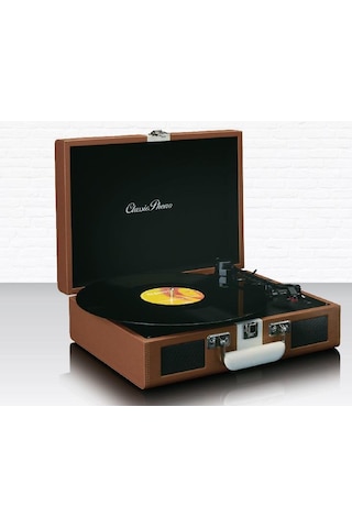 Lenco Classic Phono Tt-120 Hoparlörlü Şarjlı Bluetoothlu Pikap Pl