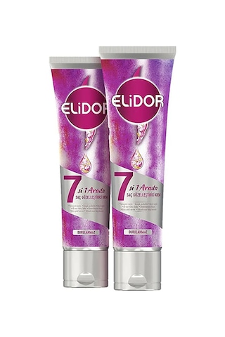 Elidor Saç Güzelleştirici Bakım Kremi 7'si 1 Arada Durulanmaz 150 Ml X2