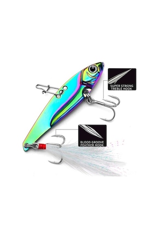 Novahub Gerçekçi Yüzme Hareketleriyle Metal Yemler - Tüm Balık Türleri İçin Tatlı Ve Tuzlu Suya Uygun