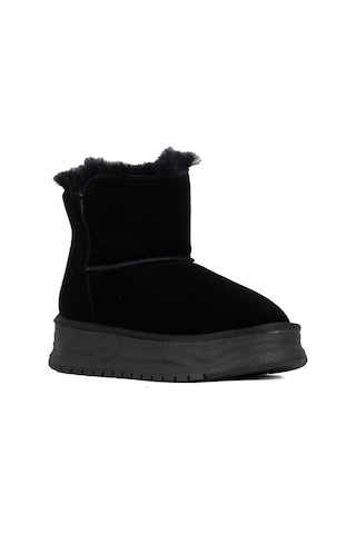 Guja 24k156-2 Kadın Düz Bot Siyah Siyah