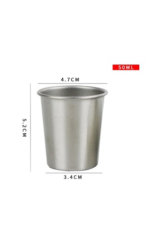 Cbtx 304 Paslanmaz Çelik Bira Kupa Düşme Önleyici Çocuk Su Bardağı, Kapasite: 50ml