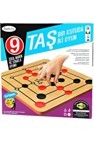 Redka 9 Taş 3 Taş Zeka Oyunu