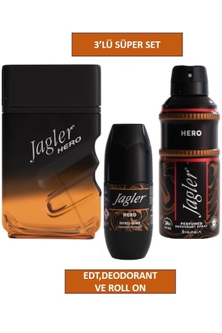 Hero Edt Energy 90 Ml+ Erkek Deodorant 150 Ml+ Roll-on Erkek 50 Ml Fresh