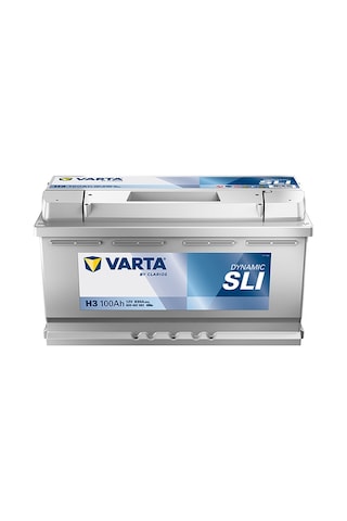 Varta H3 12V 100 Ah 830A Dynamic Slı Akü (Üretim Yılı: 2025)