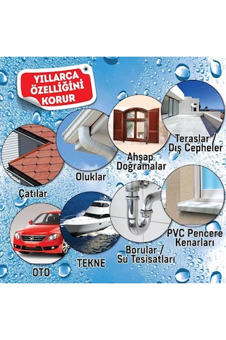 Leak Fix Kauçuk Kaplama İzolasyon Ürünü, Şeffaf, 396 Gram