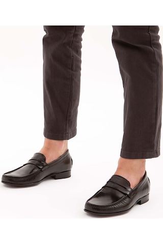 Tamer Tanca Erkek Hakiki Deri Siyah Bufalo Makosen Ayakkabı 477 48240 Erk Ayk Y22 Sıyah Bufalo Siyah