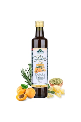 Arifoğlu Detoks Sirkesi Kayısı Pulplu ve Sandaloz Sakızlı Sirke 500 ML
