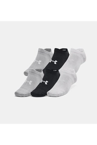 Under Armour Ua Essential No Show Unisex 6'lı Çorap 1382611-002 Çok Renkli
