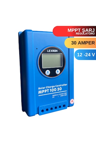 Lexron 30A MPPT Şarj Kontrol Cihazı Lexron 30A MPPT Şarj Kontrol Cihazı