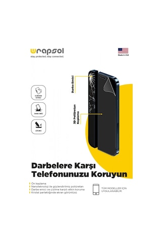 Asus Zenfone Max Plus M1 Zb570Tl 5.7 S Ekran Koruyucu 1+1 Ön Poliüretan Film