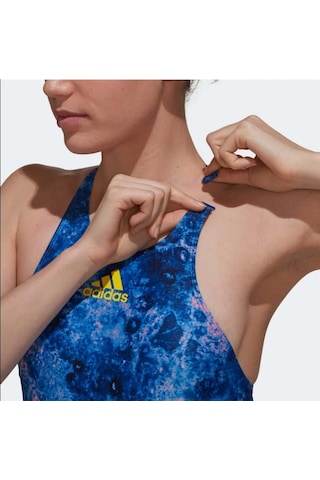 Adidas Melting Salt Kadın Mavi Desenli Mayo Hi1093 Mavi