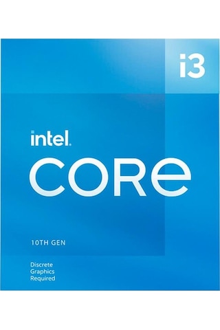 Intel Core i3-10105F 3.7 GHz LGA1200 6 MB Cache 65 W Box İşlemci