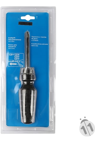 5 Parça Tornavida Bits Uç Set CrV