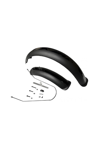 Suntek Bisiklet Çamurluk Ön Arka Set Dağ Bisikleti Için 26 Siyah