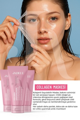 Soyulabilen Kolajen Yüz Maskesi - 703021728
