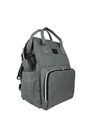 Stylo Star Anne Bebek Bakım Sırt Çantası + Termos Çanta Gri