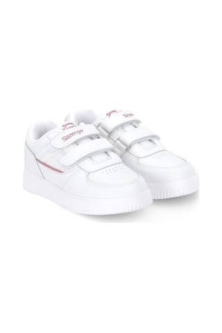 Slazenger Kalıpso F Cırt Cırtlı Beyaz / Pembe Günlük Spor Ayakkabısı