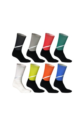 Youtek Nylon Spor Çoraplar: Yüksek Yansıtıcı, Antipatlama, Ter Emici, Gece Bisiklet/running İçin, Orta Boy, Unisex Gri