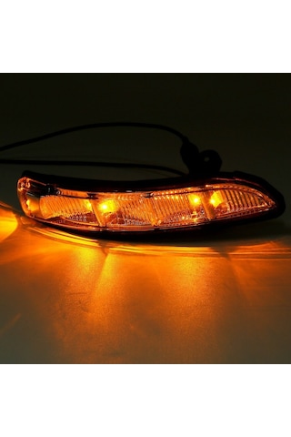 Dinosaurs Mercedes W211 W221 07-11 Için Araba Sağ Kapı Ayna Dönüş Sinyali Işık