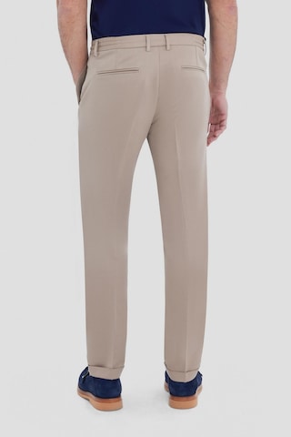 Sabri Özel Erkek Bej Dar Kesim Slim Fit Dokuma Yan Cep Jogger Pantolon