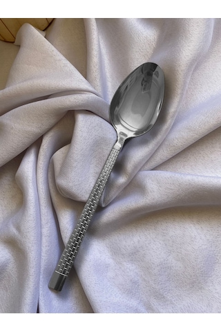 30 Parça 6 Kişilik Çatal Kaşık Seti Taş Model Kutulu 18/0 Kalite Çelik