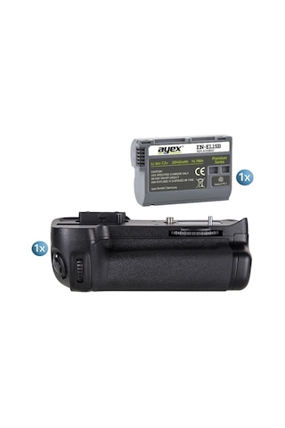 Nikon D7200 D7100 için Meike Battery Grip + 1 Ad. En-El15B Bataya