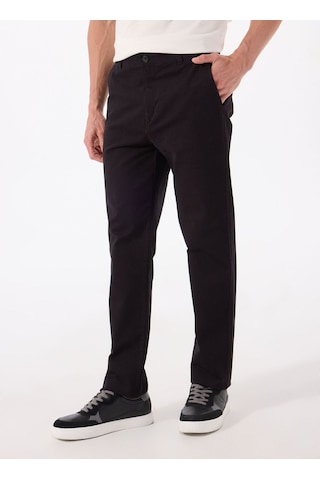 Wrangler Normal Bel Slim Fit Siyah Erkek Chino Pantolon Chino Pantolon - Wm01003001 Siyah