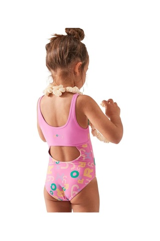 Roxy Erlx103093 Funny Bambino One Piece Kız Çocuk Mayo Pembe