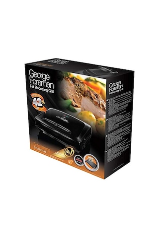 24340-56 Fitness Mangalı Entertaining, Temas Izgarası, Panini Ve Sandviç Izgarası, 34,5 X 21 Cm Büyük Izgara Yüzeyi, Siyah Açık Gri