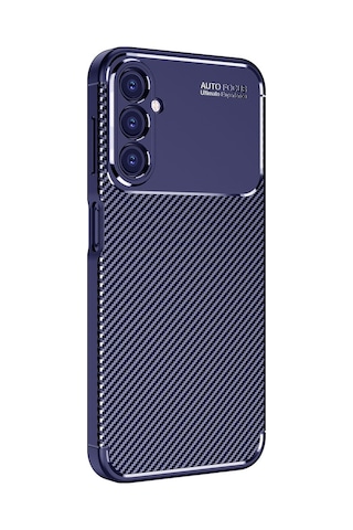 Samsung Galaxy Uyumlu A34 Kılıf Zore Karbon Görünümlü Negro Silikon Kapak