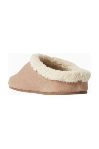 Camp Jeffrey Campbell Kadın Süet Ve Shearling Astarlı Sabo Terlik, Rahat Günlük Tasarım Bej 38