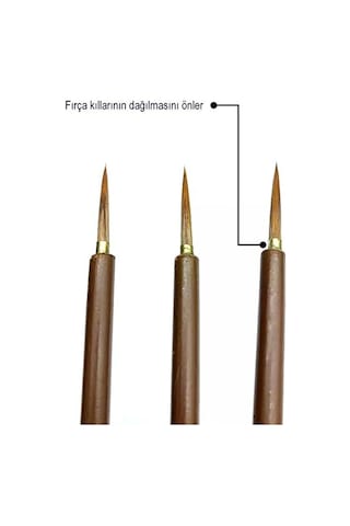 Tahrir Fırçası Kurt Kılı No:3, Çini, Seramik, Tezhip, Minyatür, B