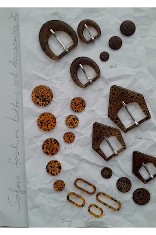 Kehrıbar Akrılık Toka 2,5 Cm , Kemer İç Ölçü , 1 Adet