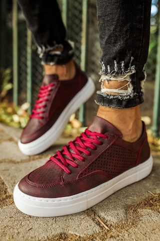 Mn015 - Cbt First Edition Erkek Ayakkabı Bordo Bordo