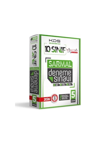 2026 10.Sınıf Yeni Sistem KDS Sarmal Deneme Paketi 5li Türkiye Geneli D.Çözümlü Asimetrik Yayınları