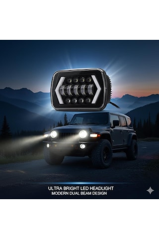 Offroad Sis Lambası Beyaz, Amber Sinyal 60w 12-60v Tek Adet Premium Tasarım