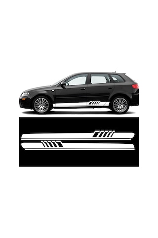 220 X 18 cm - Araba Yan Şerit Sticker