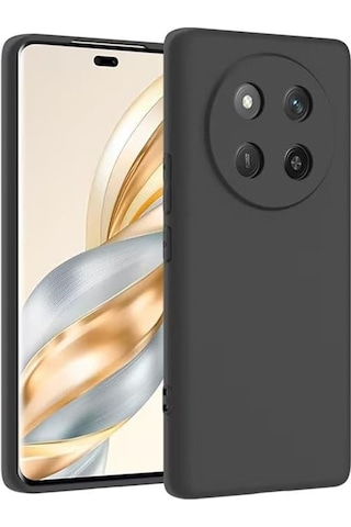 Adige Honor Magic 7 Lite Uyumlu Kılıf Silikon Siyah