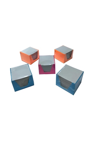 10 Adet Küp Not 500 Yaprak 9 X 7 X 7 Cm Kağıt Küp Blok Not