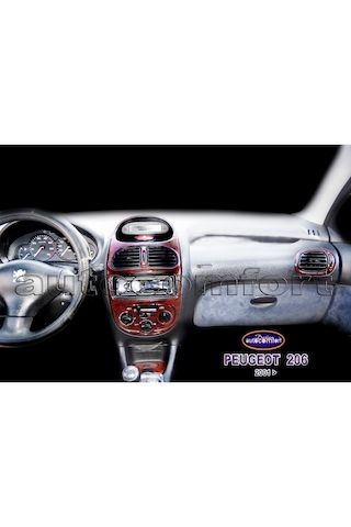 Peugeot 206 Konsol/Maun Kaplama 2001-2006 8.Prç (521807212)