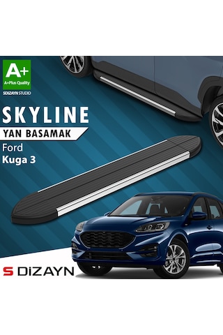 S-dizayn Ford Kuga 3 Skyline Krom Yan Basamak 183 Cm 2020 Üzeri A+ Kalite