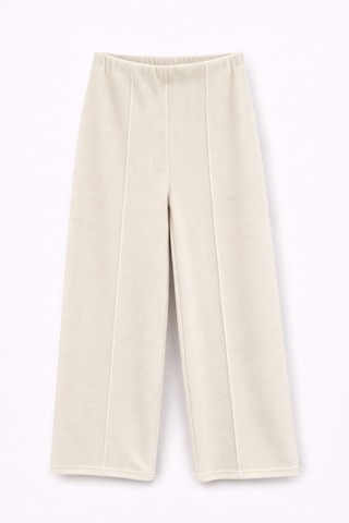 Mixray 4760 Kadın Bol Paça Dökümlü Beli Lastikli Selanik Pantalon Taş
