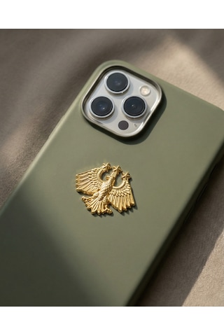 Telefon Arka Süsü Sticker Altın Kartal Suriye Nin Yeni Sembölü Altın Metal A300083 Telefon Arka Süsü Sticker Altın Kartal Suriye Nin Yeni Sembölü Altın Metal A300083