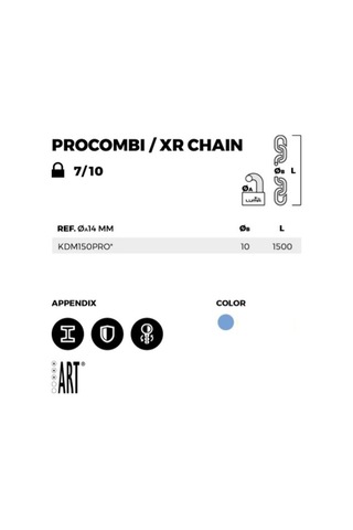 1.50 Metre Granit Güvenlik Sertifikalı Luma Zincir Kilit