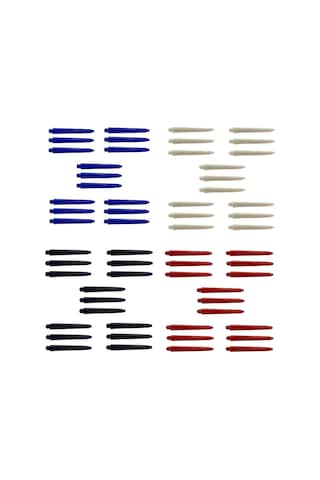 60 Adet (20 Set) 48 mm Orta-Medium Dartsan Dart Şaft. Karışık R.