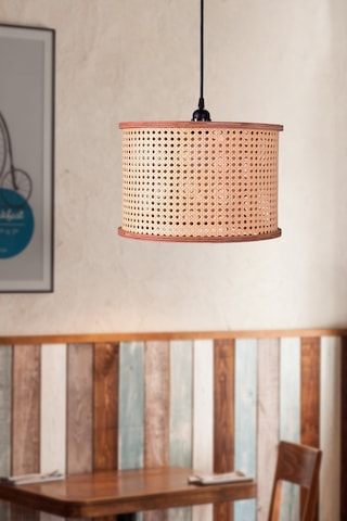 Istanbul Serisi Seda Hazeran Avize Sarkıt 35cm Ahşap