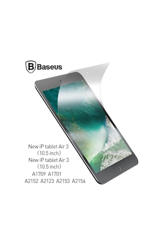 Baseus Apple Uyumlu iPad  Pro/Air 3.10.5 İnch Paper Like Film Darbe Emici Pet