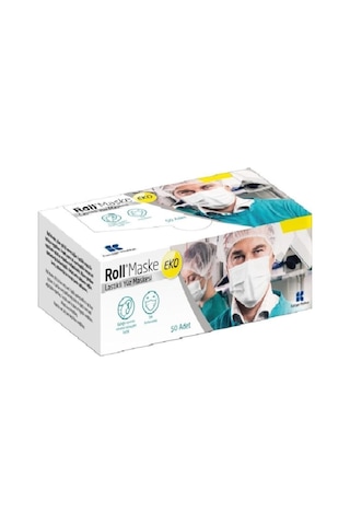 Cerrahi Maske 3 Katlı Telli Eko 5 Paket 250 Adet