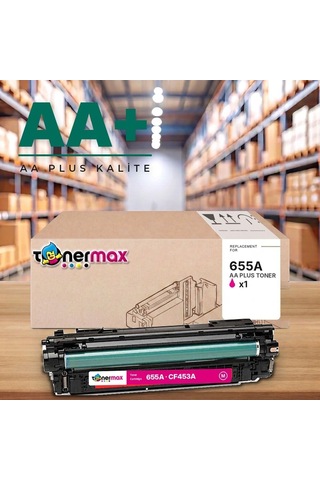 Hp 655a Cf453a Kırmızı Uyumlu Toner Aa Plus / Color Laserjet Enterprise M652 / M653 / Mfp M681 / M682